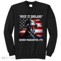 Suck It England 4th of July Funny George Washington 1776 Sweatshirt thumb 0
