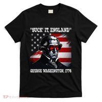 Suck It England 4th of July Funny George Washington 1776 T-Shirt thumb 0