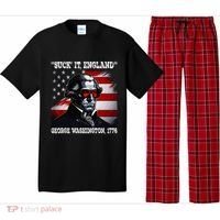 Suck It England 4th of July Funny George Washington 1776 Pajama Set thumb 0