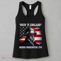 Suck It England 4th of July Funny George Washington 1776 Women's Tank Top thumb 3