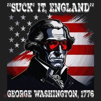 Suck It England 4th of July Funny George Washington 1776 Hat thumb 2