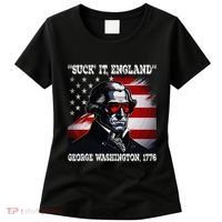 Suck It England 4th of July Funny George Washington 1776 Women's T-Shirt thumb 0