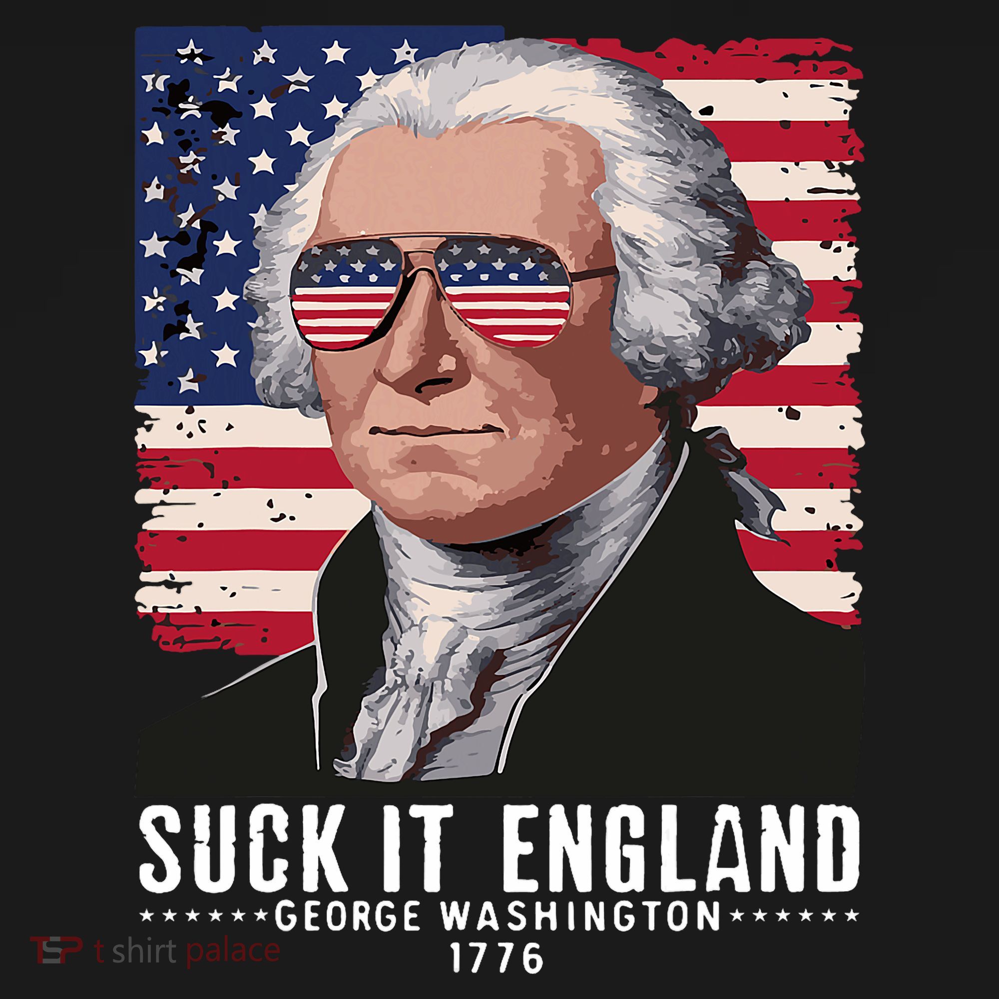 Suck It England Funny 4th Of July George Washington 1776 Backpack