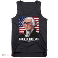 Suck It England Funny 4th Of July George Washington 1776 Tank Top thumb 0