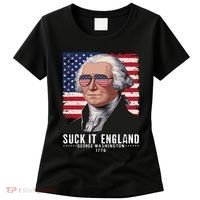 Suck It England Funny 4th Of July George Washington 1776 Women's T-Shirt thumb 0