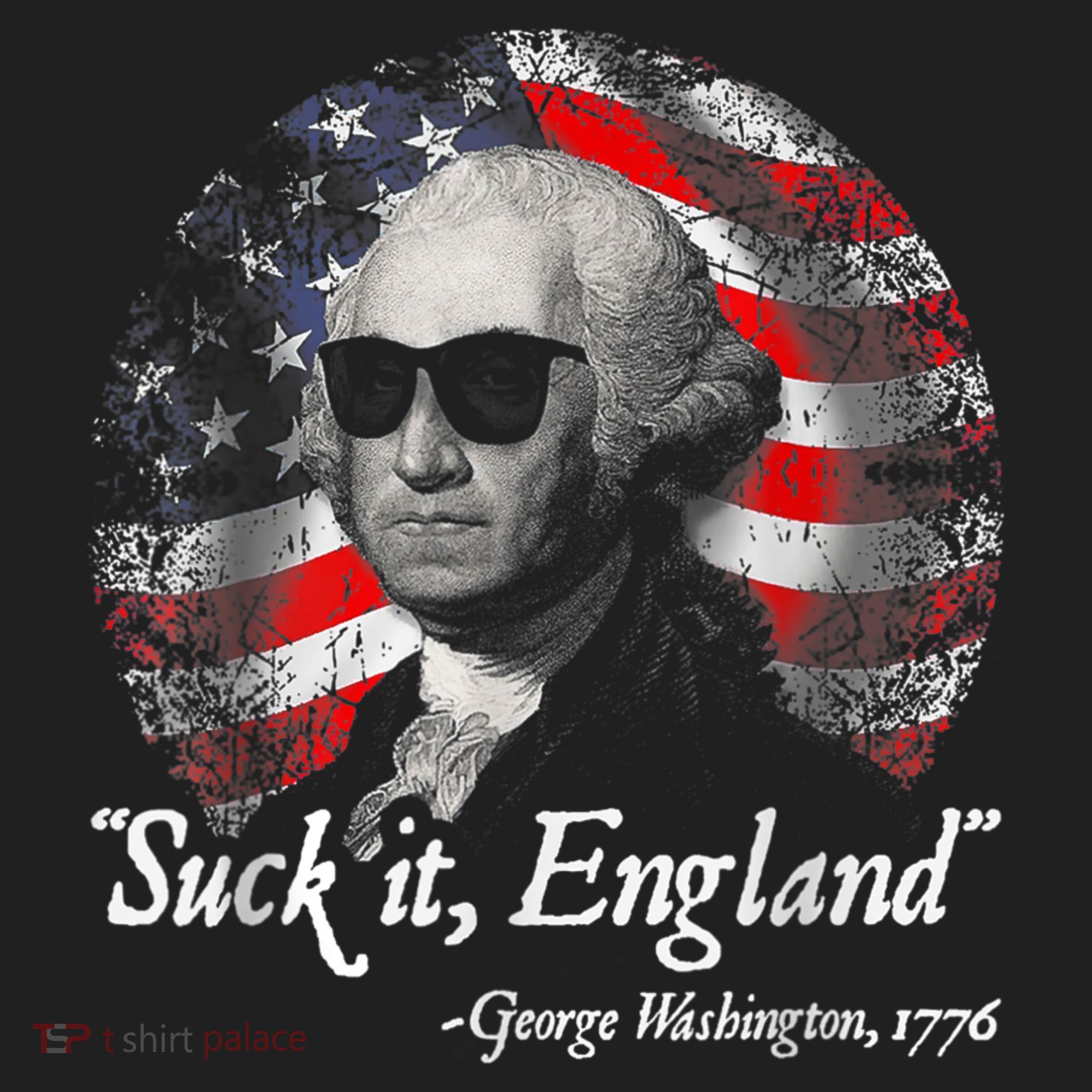 Suck It England Funny 4th Of July George Washington 1776 Women's Sweatshirt