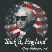 Suck It England Funny 4th Of July George Washington 1776 Long Sleeve Shirt thumb 2