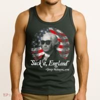 Suck It England Funny 4th Of July George Washington 1776 Tank Top thumb 3
