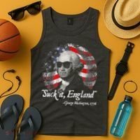 Suck It England Funny 4th Of July George Washington 1776 Tank Top thumb 4