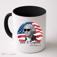 Suck It England George Washing 1776 Funny Coffee Mug thumb 0