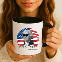 Suck It England George Washing 1776 Funny Coffee Mug thumb 3
