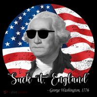 Suck It England George Washing 1776 Funny Women's Hoodie thumb 2
