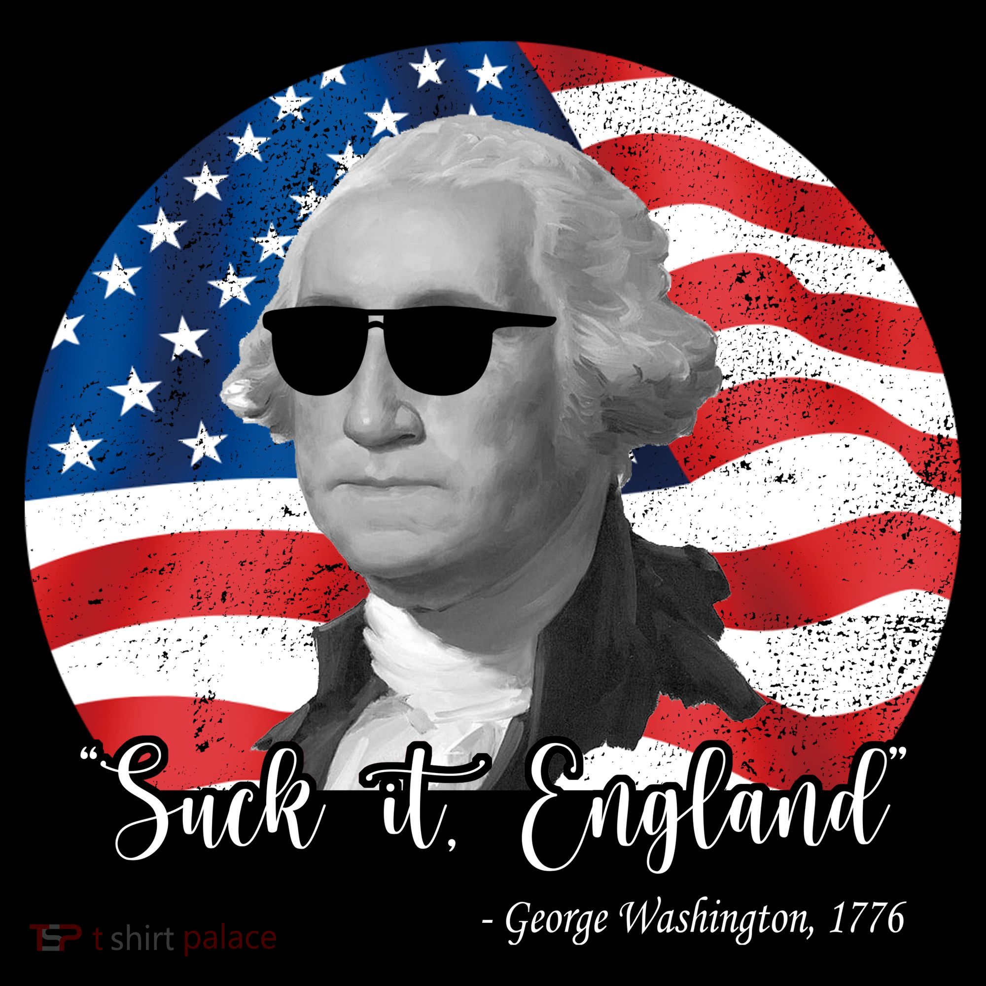 Suck It England George Washing 1776 Funny Women's Hoodie