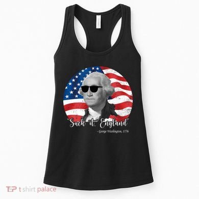 Suck It England George Washing 1776 Funny Women's Tank Top