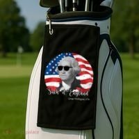 Suck It England George Washing 1776 Funny Golf Towel thumb 2