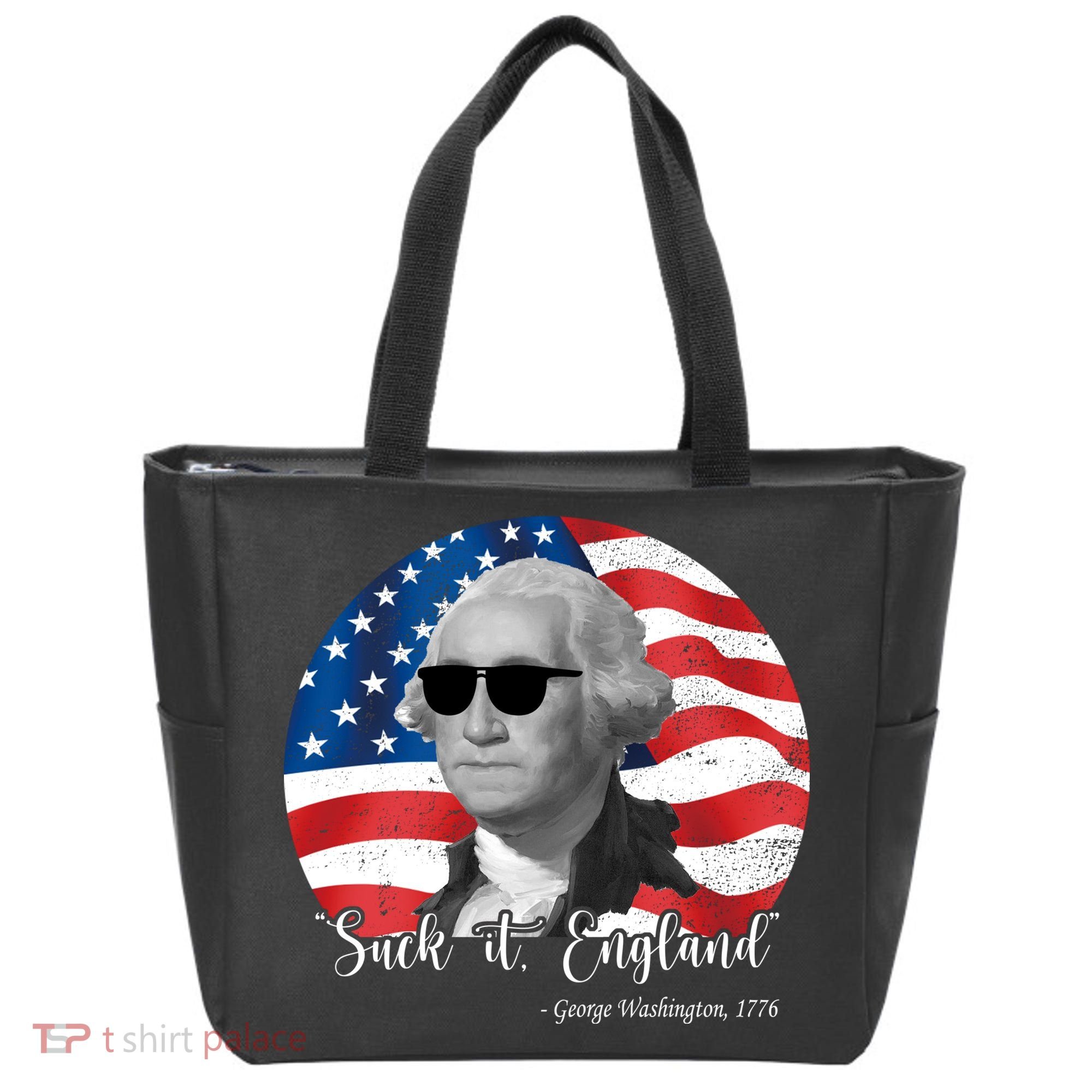 Suck It England George Washing 1776 Funny Tote Bag