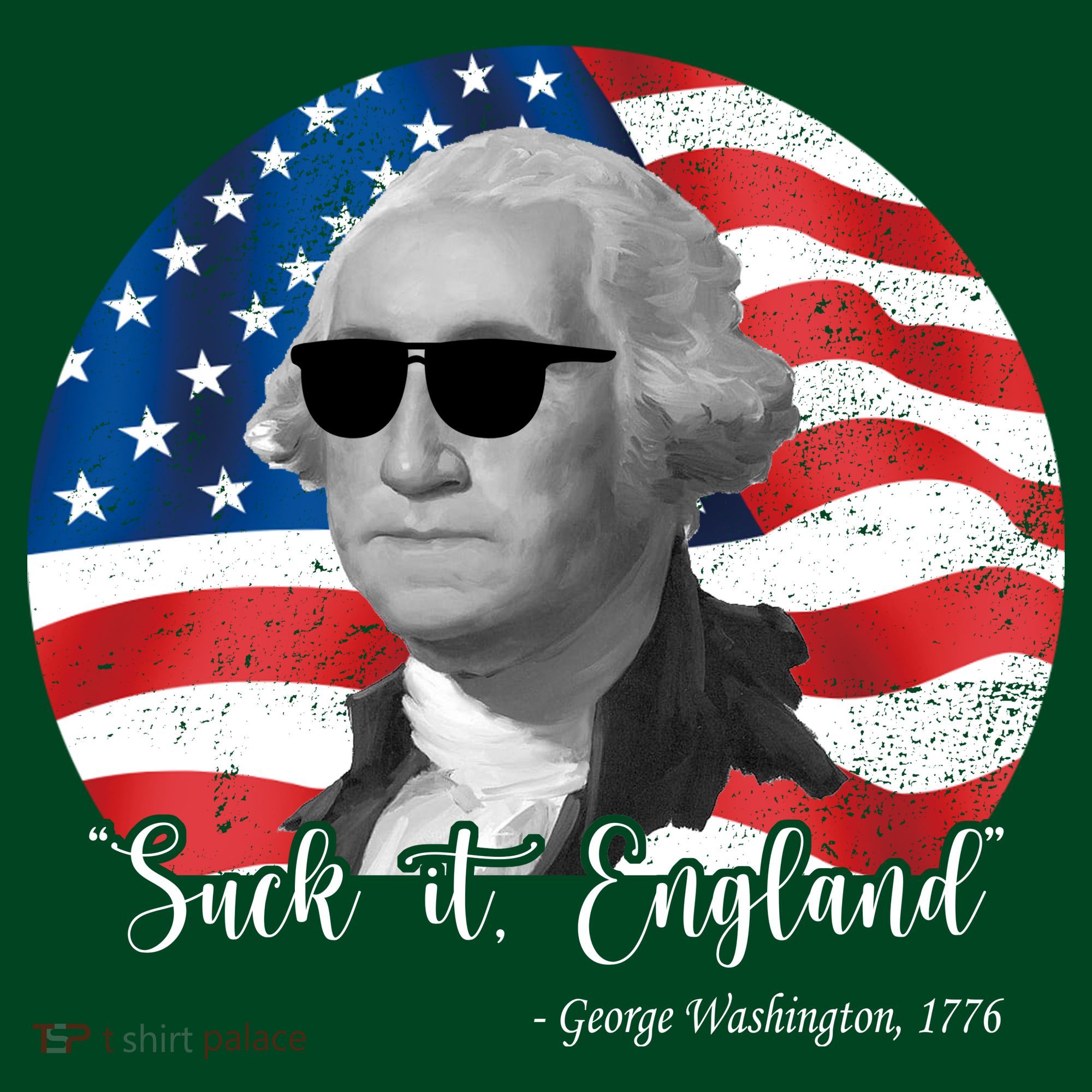 Suck It England George Washing 1776 Funny Visor