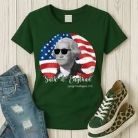 Suck It England George Washing 1776 Funny Women's T-Shirt thumb 3