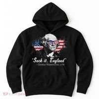 Suck It England Funny 4th Of July George Washington 1776 Hoodie thumb 0