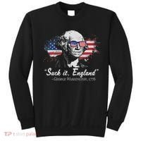 Suck It England Funny 4th Of July George Washington 1776 Sweatshirt thumb 0