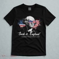 Suck It England Funny 4th Of July George Washington 1776 T-Shirt thumb 5