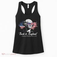 Suck It England Funny 4th Of July George Washington 1776 Women's Tank Top thumb 0