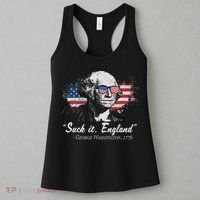Suck It England Funny 4th Of July George Washington 1776 Women's Tank Top thumb 3