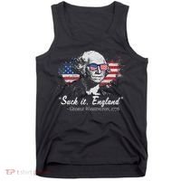 Suck It England Funny 4th Of July George Washington 1776 Tank Top thumb 0