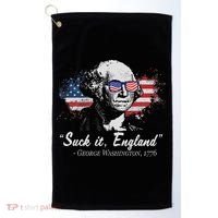 Suck It England Funny 4th Of July George Washington 1776 Golf Towel thumb 0