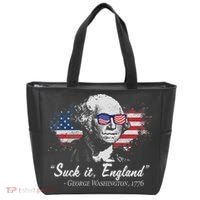 Suck It England Funny 4th Of July George Washington 1776 Tote Bag thumb 0