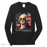 Suck It England Funny 4th Of July George Washington 1776 Long Sleeve Shirt thumb 0