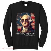 Suck It England Funny 4th Of July George Washington 1776 Sweatshirt thumb 0