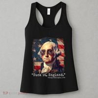 Suck It England Funny 4th Of July George Washington 1776 Women's Tank Top thumb 3