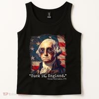 Suck It England Funny 4th Of July George Washington 1776 Tank Top thumb 2