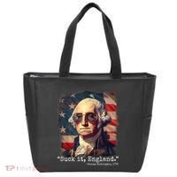 Suck It England Funny 4th Of July George Washington 1776 Tote Bag thumb 0