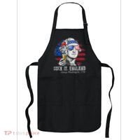 Suck It England Funny 4th of July George Washington 1776 Apron thumb 0