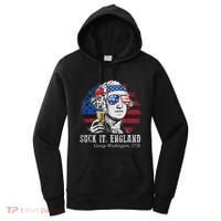 Suck It England Funny 4th of July George Washington 1776 Women's Hoodie thumb 0