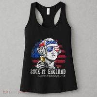 Suck It England Funny 4th of July George Washington 1776 Women's Tank Top thumb 3