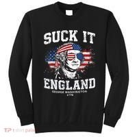 Suck It England Funny 4th Of July George Washington 1776 Sweatshirt thumb 0