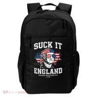 Suck It England Funny 4th Of July George Washington 1776 Backpack thumb 0