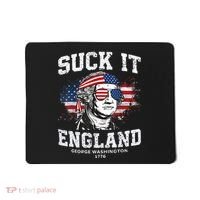 Suck It England Funny 4th Of July George Washington 1776 Mousepad thumb 0