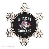 Suck It England Funny 4th Of July George Washington 1776 Ornament thumb 0
