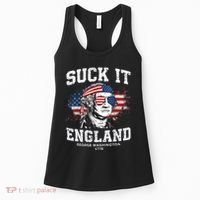Suck It England Funny 4th Of July George Washington 1776 Women's Tank Top thumb 0