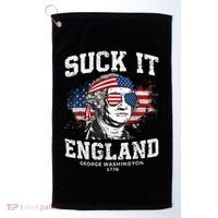 Suck It England Funny 4th Of July George Washington 1776 Golf Towel thumb 0