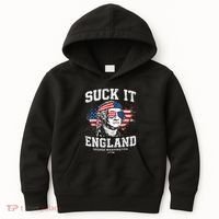 Suck It England Funny 4th Of July George Washington 1776 Kids Hoodie thumb 0