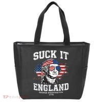 Suck It England Funny 4th Of July George Washington 1776 Tote Bag thumb 0