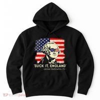 Suck It England Funny 4th of July Funny George Washington Hoodie thumb 0