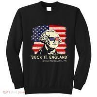 Suck It England Funny 4th of July Funny George Washington Sweatshirt thumb 0