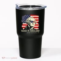 Suck It England Funny 4th of July Funny George Washington Tumbler thumb 0