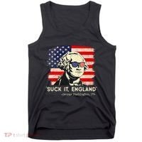 Suck It England Funny 4th of July Funny George Washington Tank Top thumb 0